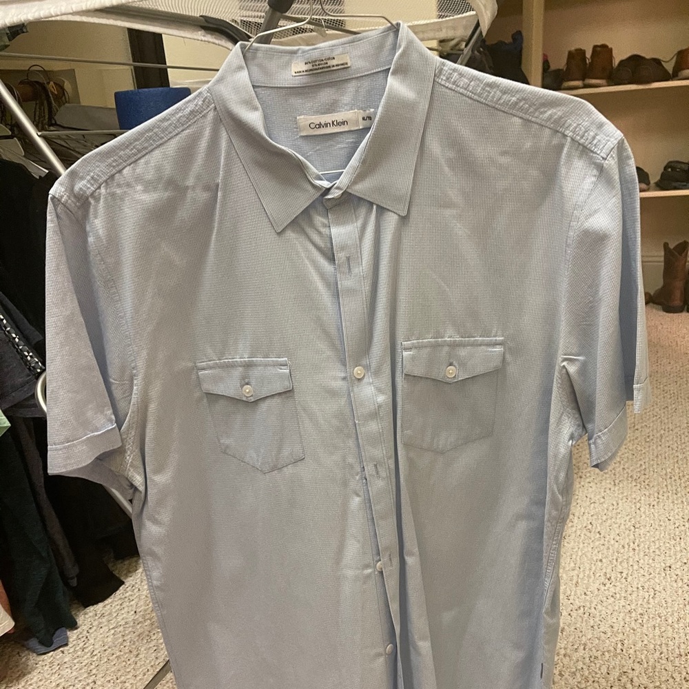 Men’s Calvin Klein Short Sleeve Button Down